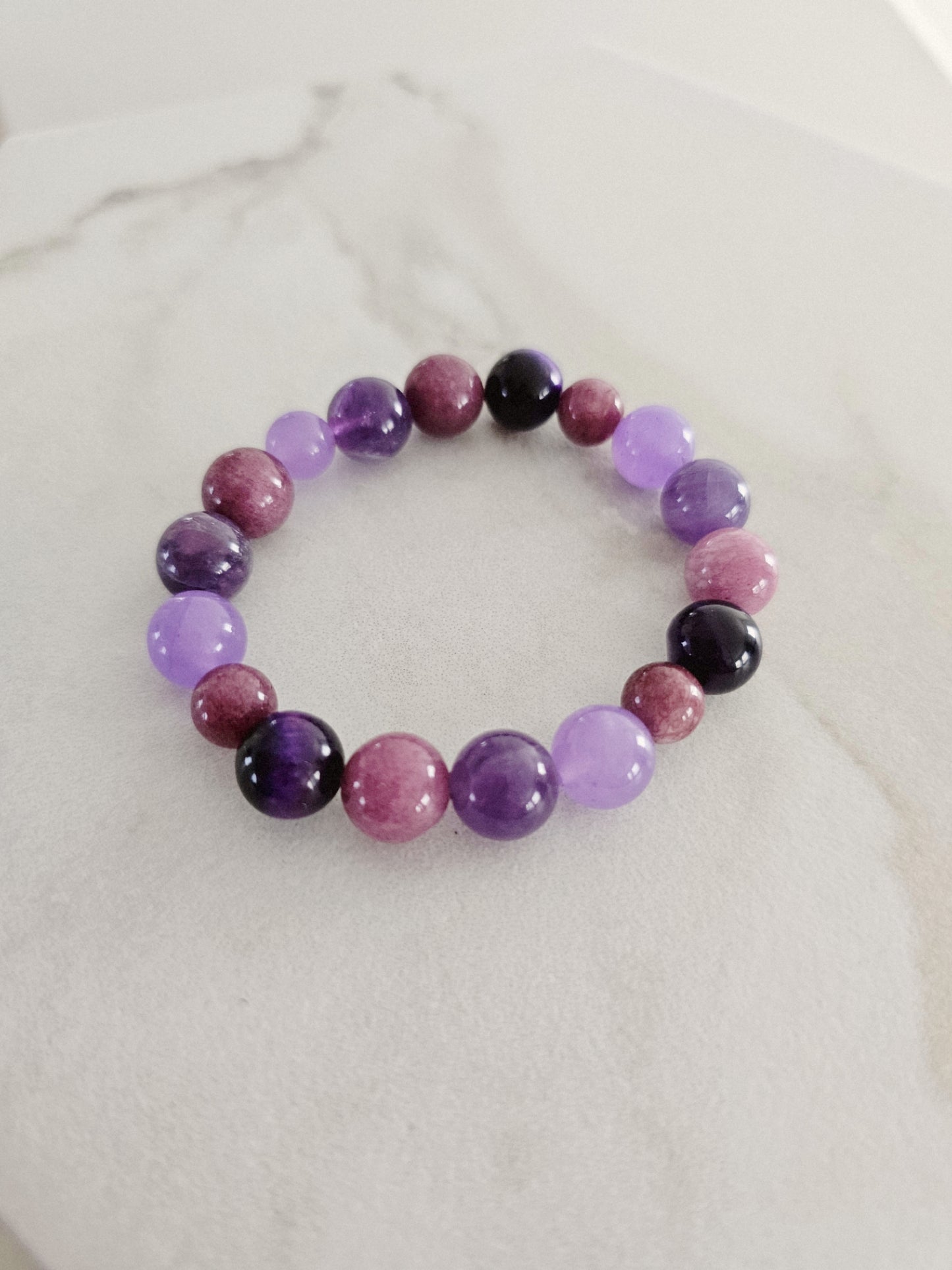 Purple Power Crystal Bracelet