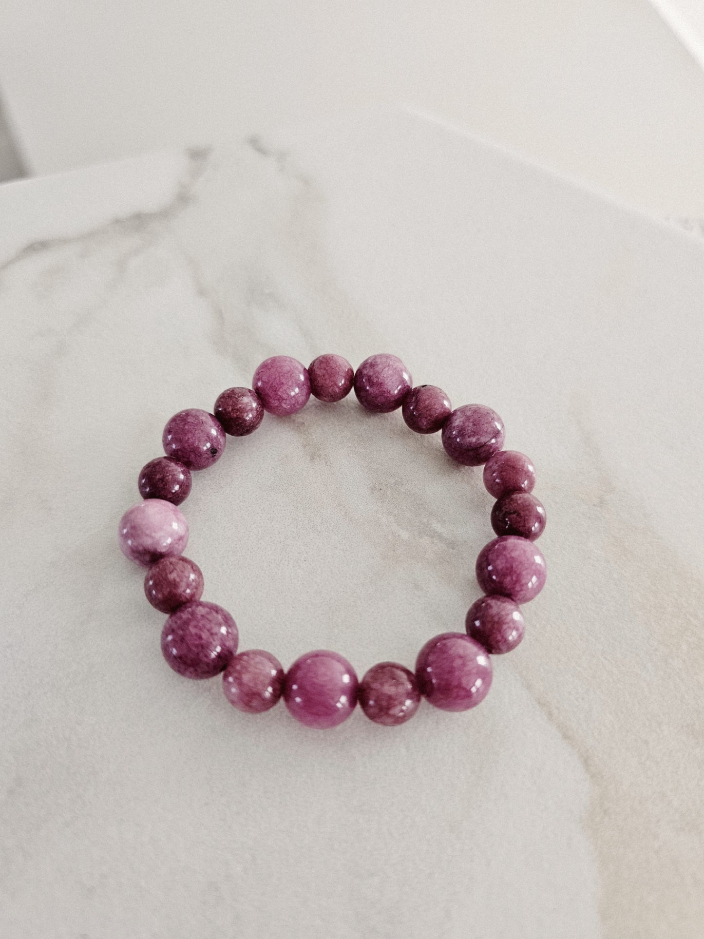 Lepidolite Crystal Bracelet