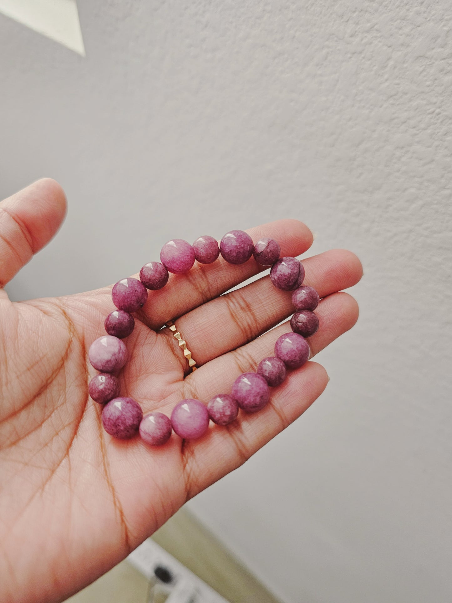 Lepidolite Crystal Bracelet