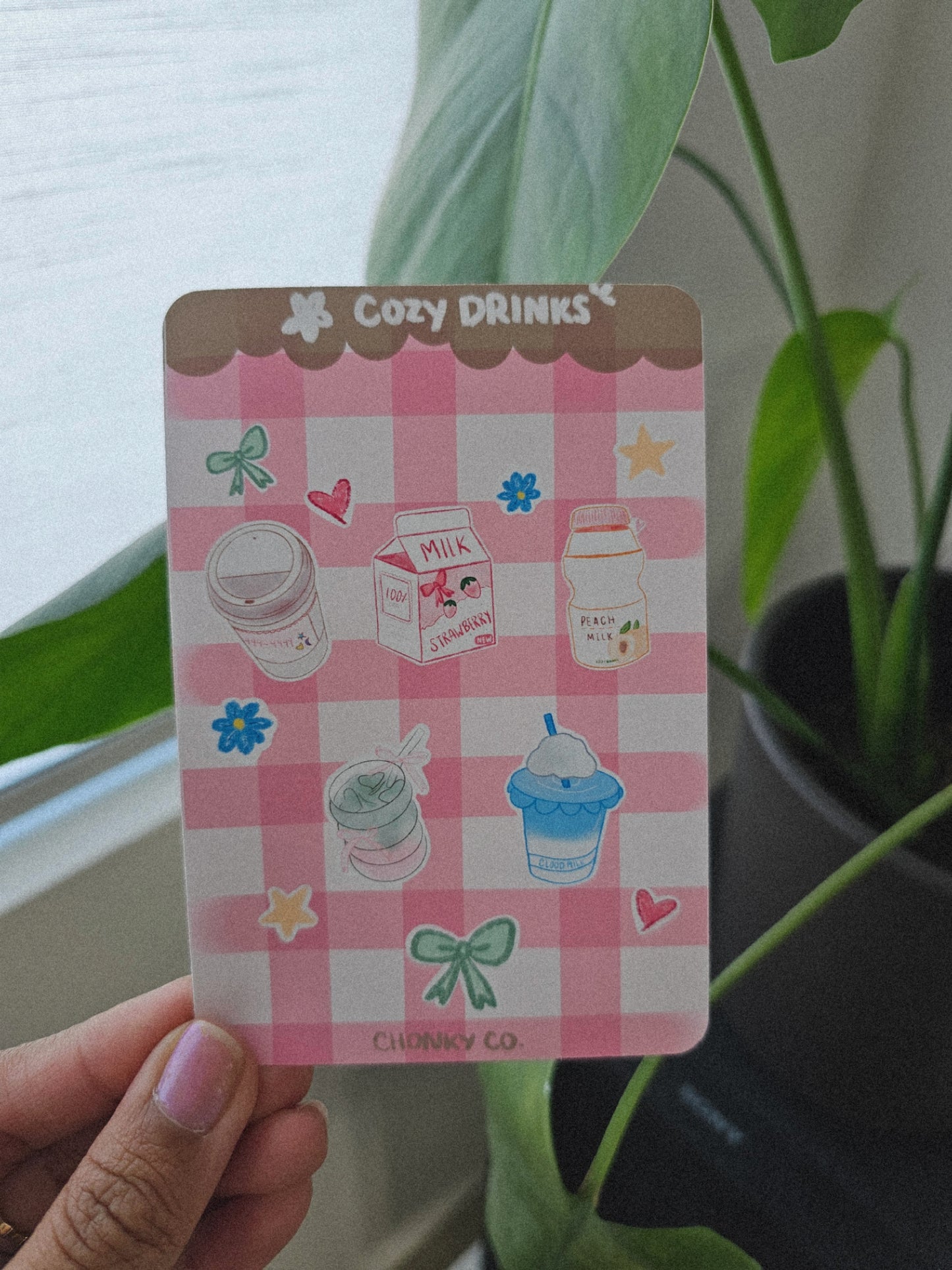 Cozy Drinks Sticker Sheet