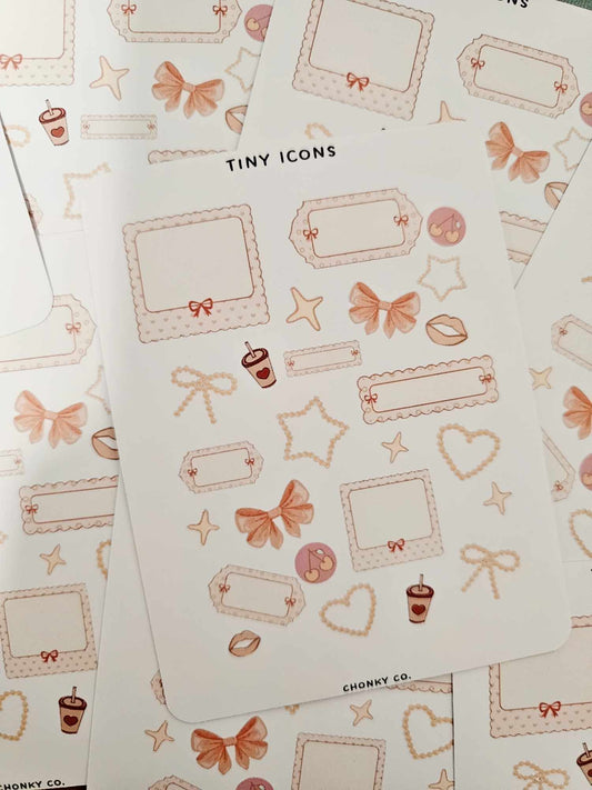 Tiny Icons-Peach Coquette