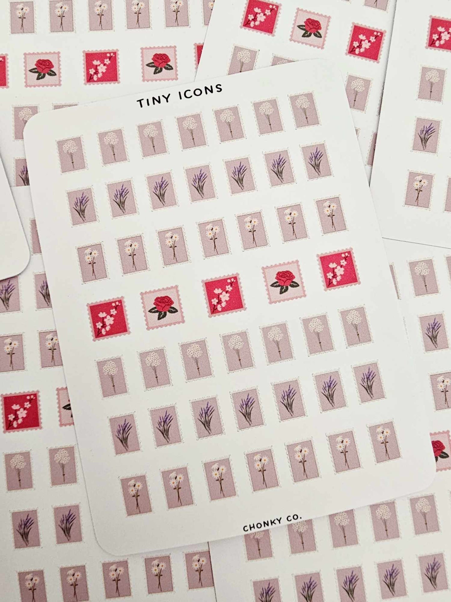 Tiny Icons-Floral Stamps